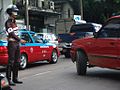 Verkehrsposten in Bangkok