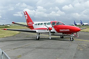 Cessna 404 Titan II der britischen Küstenwache