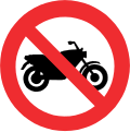 RPO-9 No motorcycles