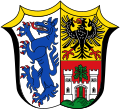 Blauer Ortenburger Panther im Wappen des Landkreises Traunstein
