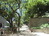 Battery Path entrance at the junction of Queen's Road Central and Ice House Street