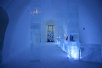 Absolut Icebar in Jukkasjärvi, Sweden (December, 2005)