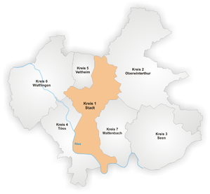 Karte von Stadt