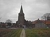 Parochiekerk Sint-Aldegonde met kerkhof