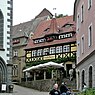 Zum Weingut gehörendes Weinrestaurant in einem Tuchmacherhaus aus dem Jahr 1523