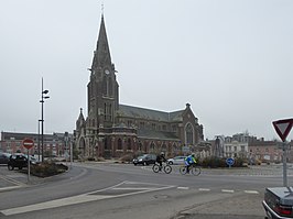 De Sint-Maartenskerk in Niepkerke