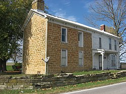 A farmhouse north of Peebles