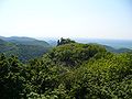 Ruins of Ostrý Kameň Castle at 569 m near Záruby