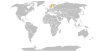 Location map for Palestine and Sweden.