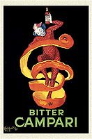 "Bitter Campari" poster, Leonetto Cappiello, c. 1921