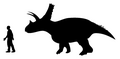Old size chart of Titanoceratops ouranos