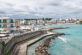 Blick von der Bastion auf Otranto