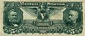 $5 silver certificate with U.S. Grant and Phillip Sheridan