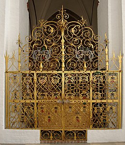 Door in Aarhus Cathedral.