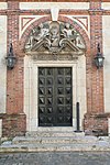20. Tür mit verkröpften oberen Ohren, Hôtel Montescot, Chartres, Anfang 17. Jahrhundert.