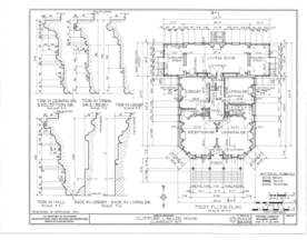 First floor plan.