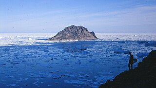 Ailsa Island in the mouth of Tuttilik, named after Ailsa Craig in the Firth of Clyde.