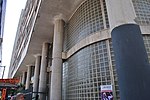 Architectural details of the façade, facing Paulista Avenue.