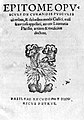 Epitome opusculi de curandis pusculis. 1532