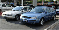 1999 Mk2 Mondeo and 2002 Mk3 Mondeo