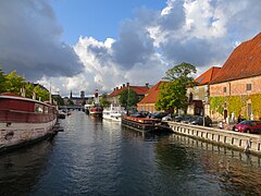 Frederiksholm Kanal in der Innenstadt von Kopenhagen