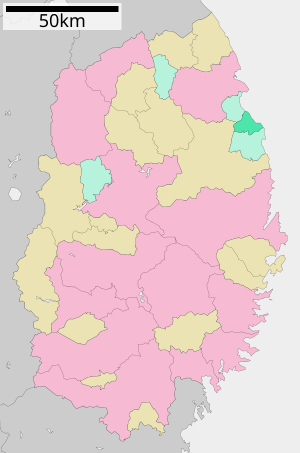 Lage Fudais in der Präfektur