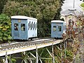 Standseilbahn an der Ausweiche