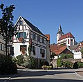 Waldbachstraße, Stadtmauer und Liebfrauenkirche