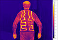 Carbon tape heated vest