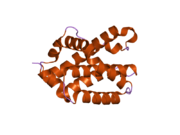 2imt: The X-ray Structure of a Bak Homodimer Reveals an Inhibitory Zinc Binding Site