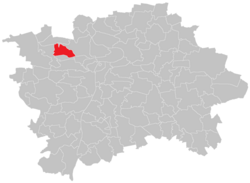 Location of Vokovice in Prague