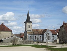 The church in Vannoz