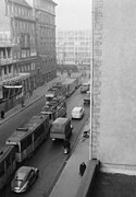 Blick um 1959 vom Bayer-Haus in Richtung Aegidientorplatz 1