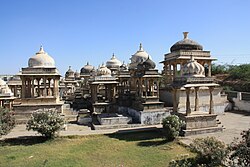 Ahar Cenotaphs, memorials to past rulers of Mewar in Ahar