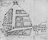 Map of Albany, New York, drawn by John Miller, in 1695