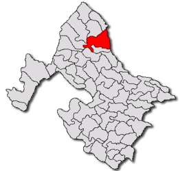 Location in Mehedinți County