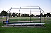 The baseball field at Buckman Field Park