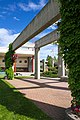 Courtyard of the CNC main building in Prince George