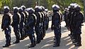 TMPD Riot Police Unit Emergency Response Team officers with their equipment