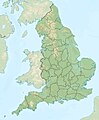 Lokalisierung von Merseyside in England