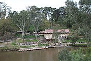 Das Fairfield Boathouse am Yarra River