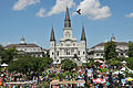 Jackson Square in the French Quarter Fest