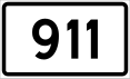 County Road 911 shield