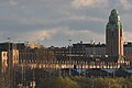 Helsinki Railway station seen about 1.5 km/1 mile away