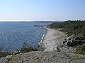 Hove Point with Merdø island and the Store Torungen and Lille Torungen islands in the background