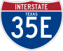 Interstate 35E marker