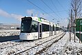 Tramlink 8007 kurz vor dem Abzweig Depot