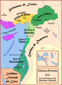 Principato di Antiochia - Localizzazione