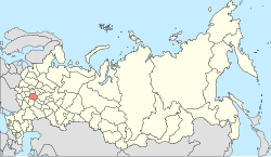 Rusya haritasında Ryazan