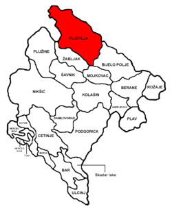 Pǉevǉa Municipality in مونٹینیگرو